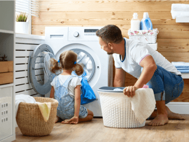 cleaning the washing machine