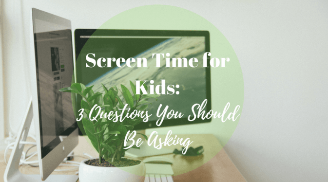 screen time for kids - is it healthy?