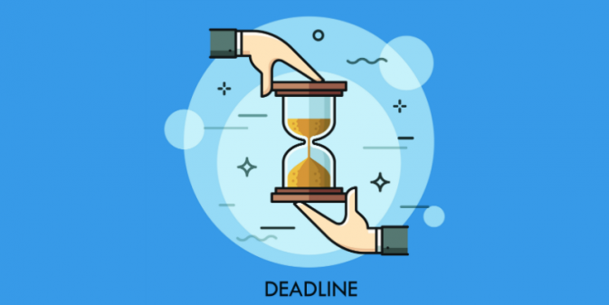 hourglass symbolizing planning with deadlines