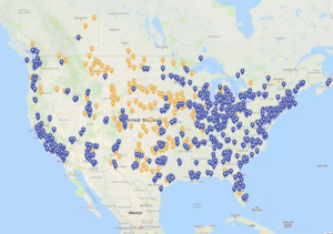 coyote pronunciation map in the US