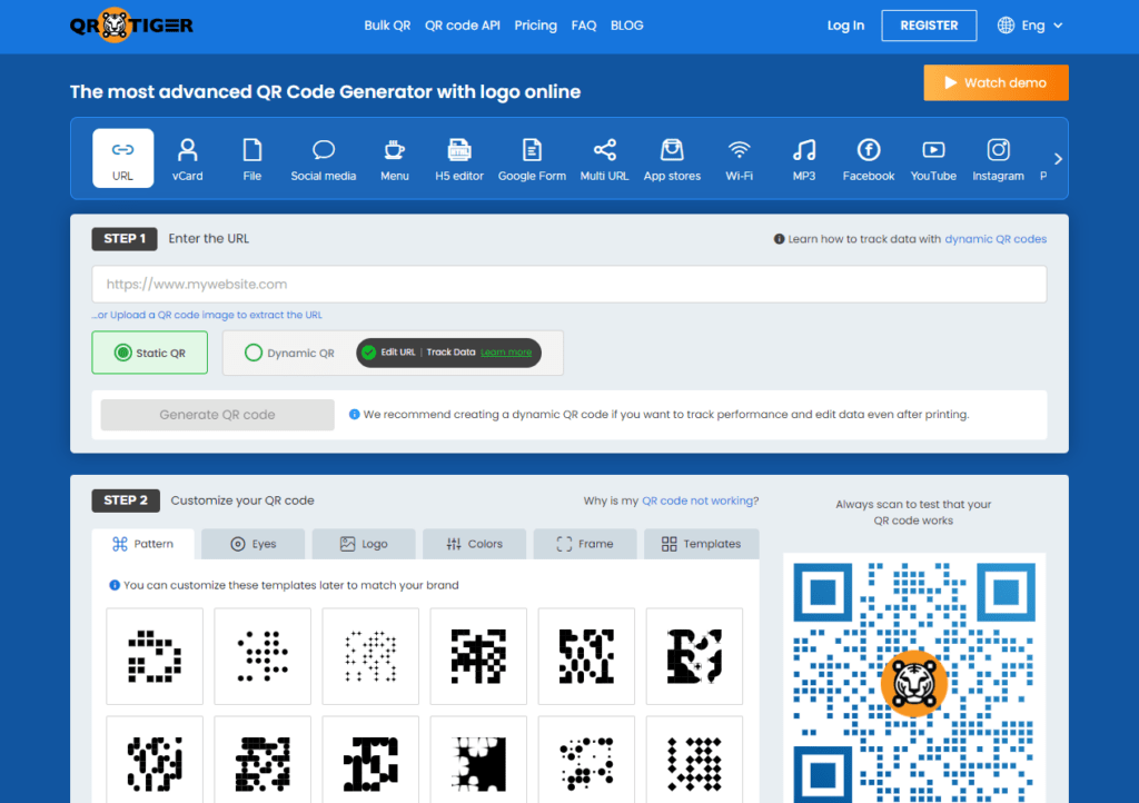 Top 15 Best Free QR Code Generators In 2024   Qr Code Tiger 1024x722 